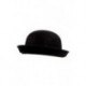 1X (fekete női Vogue szüret aranyos divatos bowler derby kalap Cloche Fashion U3T3)
