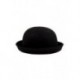 2X (fekete nők Vogue szüret aranyos divatos bowler derby kalap Cloche Fashion G5V5)