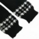 6X (Új divatos nők karja téli melegebb kesztyű hosszú ujjatlan Snowflak H3D5