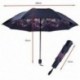 6X (Napos esernyők fekete bevonatú női esernyő napernyő napernyő virág V9N8