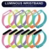 1x Világító szilikon Miband 3/4 szíj Pulsera színes csuklópánt csere tok szíj