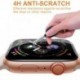 1x Edzett üveg képernyővédő fólia Apple Watch Series 4 44mm 9D teljes képernyővédő hidrogél filmhez, kompatibilis az