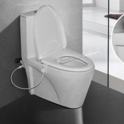 1x Fürdőszobai intelligens WC-bidek Öntisztító bidé Vízpermet üléskészlet Nem elektromos készlet Új