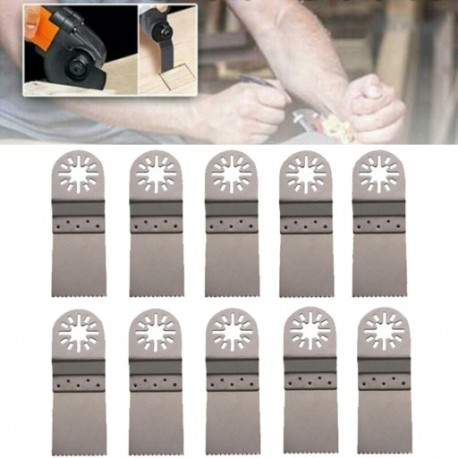 10 db többfunkciós fűrészlap rozsdamentes acél vágószerszám 34 * 95mm