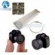 5 * Acélhuzal kulcstartó - 5 * acél kulcstartó   Mini videó DVR kém Rejtett pinhole Web cam kamera videokamera