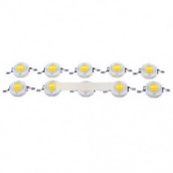 10db 1W meleg fehér SMD LED gyöngyök ÚJ 100-110LM