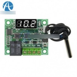 W1209 - Fehér digitális termosztát hőmérséklet szabályozó érzékelő kábel W1209 12V -50-110 ° C