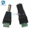 1 páros dugaszoló csatlakozó - AC 100-240V - DC 12V 2A tápegység adapter töltő EU-csatlakozó 5050 LED-es fényhez