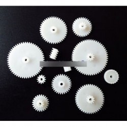 11 stílus Műanyag fogaskerekek Minden modul 0.5 Robot alkatrészek DIY Arduino