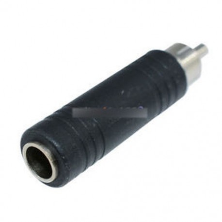2db RCA férfi dugó 1/4 6,35 mm-es női jack audió adapter csatlakozóhoz