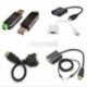 USB To RS485 átalakító - HDMI-VGA videó átalakító adapter Teljes 1080P-os kábelkábel laptop DVD-hez