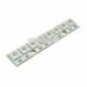 WS2812 WS 2811 5050 RGB LED lámpa panel modul 5V 8 bites szivárvány LED precíz