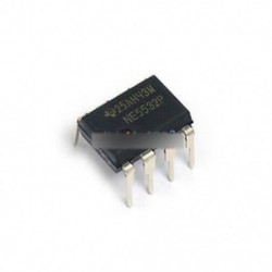 20db NE5532P NE5532 DIP-8 kettős alacsony zajú Op-Amp TI IC új