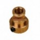 A Reprap 3D nyomtatóhoz nyersanyagkerék extruder felszerelés Hobbed fogaskerék hajtómű 12mm
