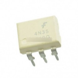 10db 4N35 DIP-6 FSC optocsatoló fototranzisztor IC 30V