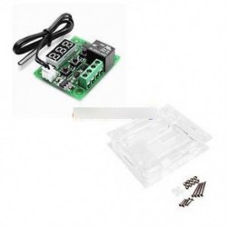 W1209 hőmérséklet-szabályozás   eset - W1209 DC 12V termosztát Hőmérséklet-szabályozó Schalter Regler hőmérő és