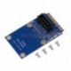mSATA Mini PCI-e Express SATA SSD foglalat 7-pólusú SATA HDD konvertáló kártyaadapter