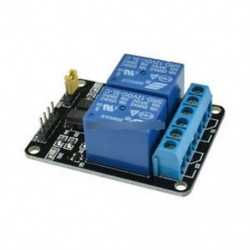 12V kétcsatornás relé modul optocsatolóval PIC AVR DSP ARM Arduino TOP-hez