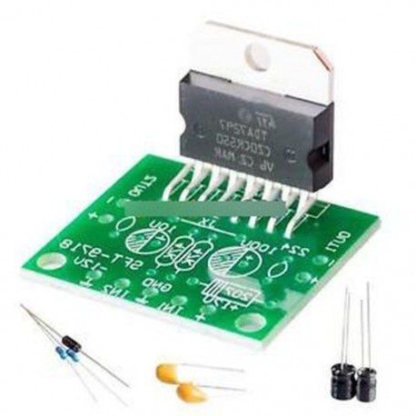 DC 12V TDA7297 erősítőpanel 15W   15W kétcsatornás pálya sztereó modulkészlet DIY