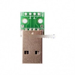 10db USB-DIP adapter-átalakító 4 db 2,54 mm-es PCB kártya tápegységhez