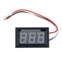 Kék LED panel mérő Mini digitális feszültségmérő DC 0V 99,9V TOP