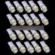 10db T10 5050 W5W 5 SMD 194 168 LED fehér autó oldalsó nyél hátsó lámpa 12X30m