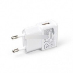 Fehér 5V 2A USB EU dugó 1 Port fali töltő Gyors töltésű tápegység adapter