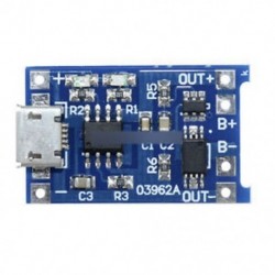 5db 5V Micro USB 1A 18650 lítium akkumulátor töltő panel töltő modul