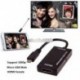 HDMI aljzat VGA aljzathoz - Micro USB - HDMI adapter HDTV 1080P HDMI férfi és VGA csatlakozó kábel