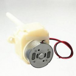 DC 6V 12V 8-16RPM hosszútengelyű turbinás csigahajtómű lassú redukciós hajtómű