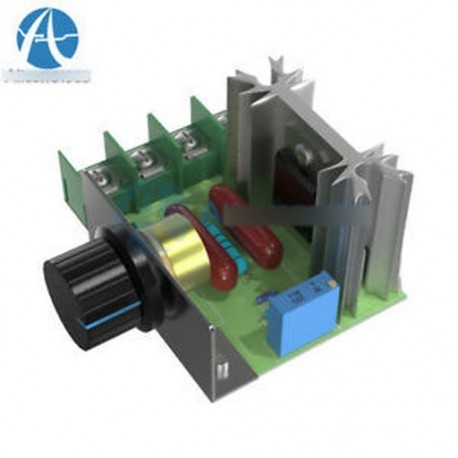 220V 2000W fordulatszám-szabályozó SCR feszültségszabályozó Dimmer-szabályozó termosztát