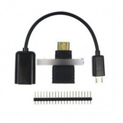 Raspberry Pi HDMI adapter - 3 in 1 Raspberry Pi Zero Kit Mini HDMI - HDMI fejléc   Micro USB adapter   GPIO