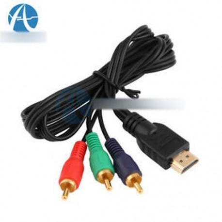Új HDMI - 3RCA 3-RCA videóösszekötő kábel kábelvezeték