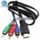 Új HDMI - 3RCA 3-RCA videóösszekötő kábel kábelvezeték