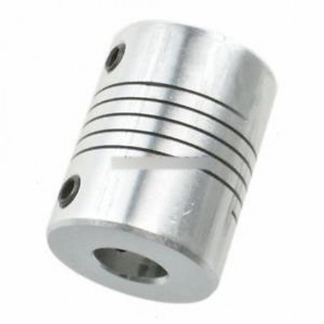 6.35X8MM - D19L25 flexibilis tengelykapcsoló CNC léptetőmotor csatlakozó 3-10mm Új