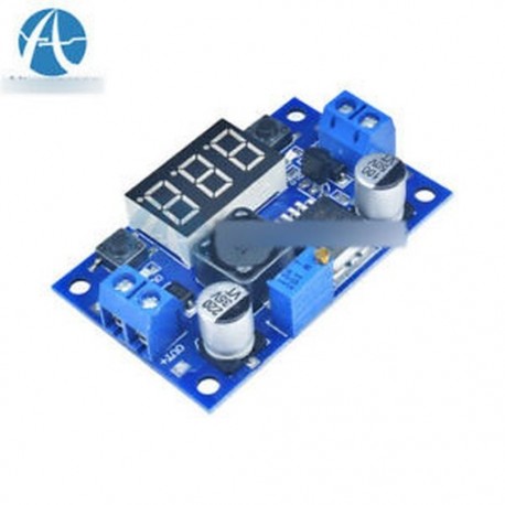 LM2596 Buck Step-down tápfeszültség-átalakító modul DC 4.0 ~ 40 - 1.3-37V LED Voltmeter