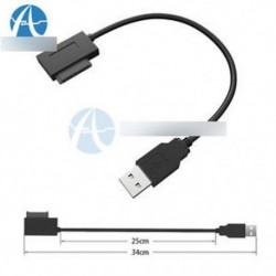 SATA Slimline - USB 2.0 adapterkábel laptop CD-hez DVD Rom Drive 7   6 13Pin