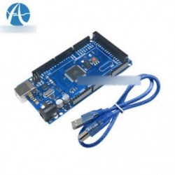 5PCS MEGA 2560 R3 ATMEGA16U2 ATMEGA2560-16AU kártya   USB kábel modul