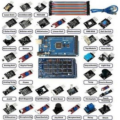 37 Érzékelő modul Mega 2560 R3 Shield 2.0 Starter Kit kompatibilis Mega2560 R3