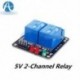 10PC 5V jelzőlámpa LED Két kétcsatornás relé modul Arduino ARM PIC AVR DSP A
