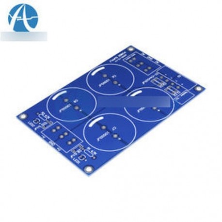 4 * 10000uF / 50V egyenirányító szűrő tápegység (LM3886TF TDA7293) PCB