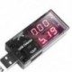 Orvosáram-feszültség töltés USB töltő érzékelő akkumulátor-mérő feszültségmérő