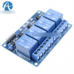 DC 12V 4-csatornás relé modul optikai csatlakozó Arduino PIC ARM AVR DSP HD23L-hez