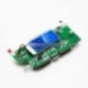Fekete - Dual USB 5V 1A 2.1A mobil tápegység 18650 akkumulátor töltő PCB DIY fekete / kék