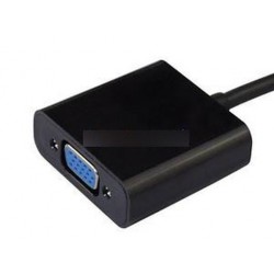 Új 1080P HDMI-VGA-VGA női átalakító adapter kábel PC DVD HDTV-hez