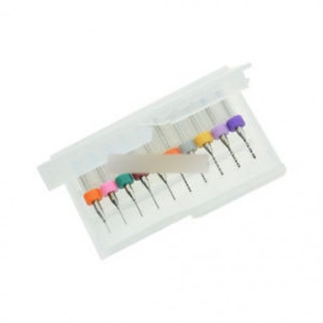 10db PCB nyomtatott áramköri lap Keményfém mikrófúrószerszám 0,3 mm-től 1,2 mm-ig