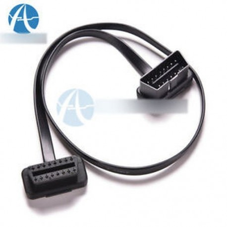 16Hüvely és női csatlakozó - OBD2 AK90 programozó Bluetooth diagnosztikai ELM327 szkenner szerszámkábel autóhoz