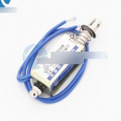 F-0530B DC12V 300mA - DC6V / 12V / 24V nyomógombos nyitott keret mágnesszelep elektromágneses alaphelyzetbe állítás 10 mm