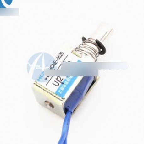 HCNE1-0520 DC12V - DC6V / 12V / 24V nyomógombos nyitott keret mágnesszelep elektromágneses alaphelyzetbe állítás 10 mm 5N