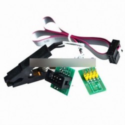 SOIC8 SOP8 tesztcsík az EEPROM 93/25 / 24Cx áramköri programozáshoz   2 adapterhez